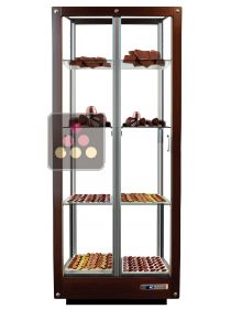 4-sided refrigerated display cabinet for chocolate storage CALICE DESIGN