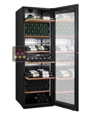 Connected 2 temperature wine cabinet for service and storage  CLIMADIFF