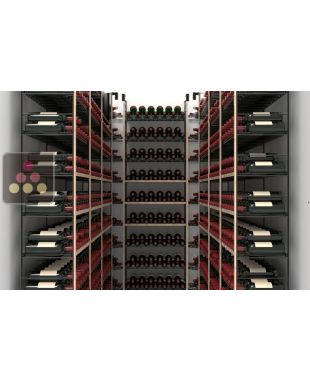 Cellar fittings Wood and metal of 1818 bottle cellars - Essentiel System ARCHITECTURE INTERIEURE DU VIN