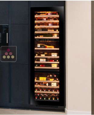 Triple temperature built in self ventilated wine service cabinet - Push/Pull opening AVINTAGE