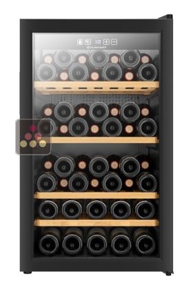Single temperature wine service cabinet