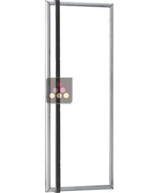 Large silver frame door with handing for the Prestige range  TRANSTHERM