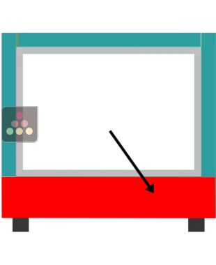 Horizontal magnetic folding metal cladding Calice Modular design - Lower upright CALICE DESIGN