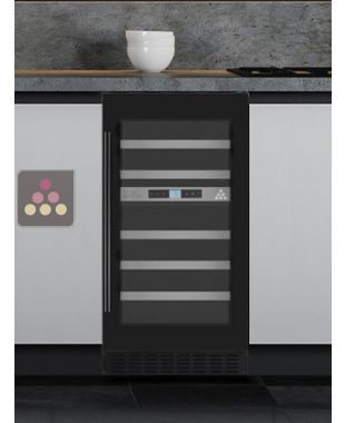 Dual temperature wine service cabinet - can be built-in under a counter LE CHAI