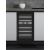 Dual temperature wine service cabinet - can be built-in under a counter
