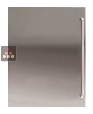 Solid stainless steel door for undercounter refrigerator  FHIABA