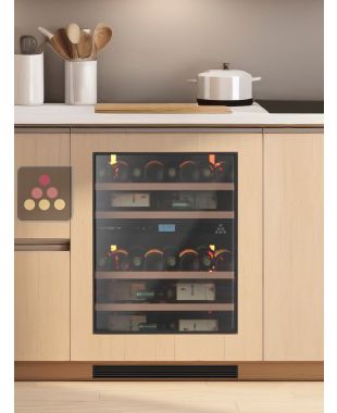 2 temperatures built-in wine cabinet for storage and/or service - Customizable front AVINTAGE