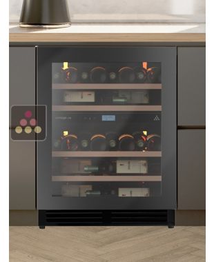 Dual temperature built-in wine cabinet for storage and/or service - Push/Pull opening AVINTAGE