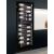 Built-in double temperature wine service or storage cabinet