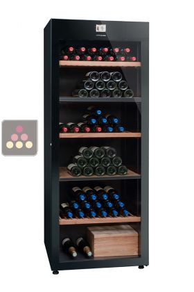 3 temperature wine conservation and service cabinet