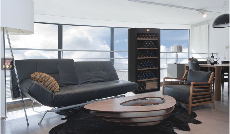 3 temperature wine conservation and service cabinet