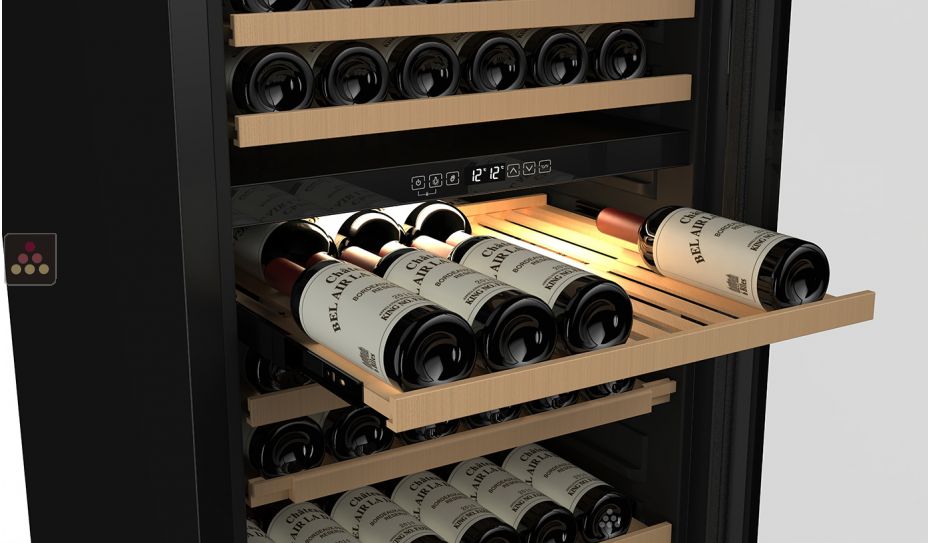 Multi-purpose dual temperature wine cabinet