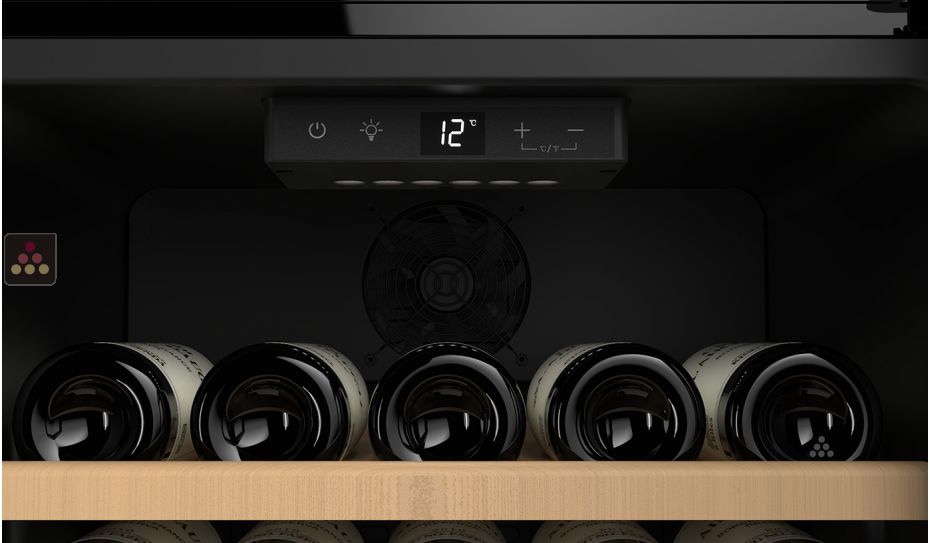 One temperature wine service cabinet