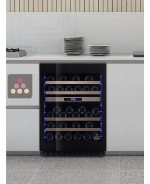Dual temperature built in wine cabinet for storage and/or service  LE CHAI