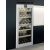 Built-in 2 temperature wine cabinet for aging or service