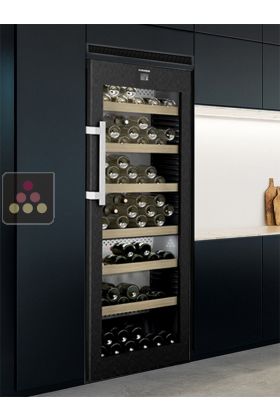 Connected 2 temperature wine cabinet for ageing or service