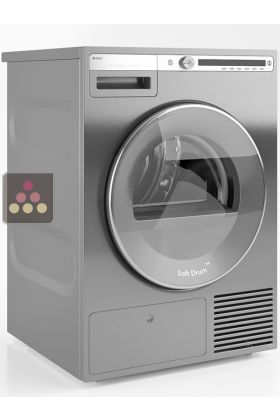 Logic heat pump tumble dryer - 8 Kg - Titanium - Freestanding