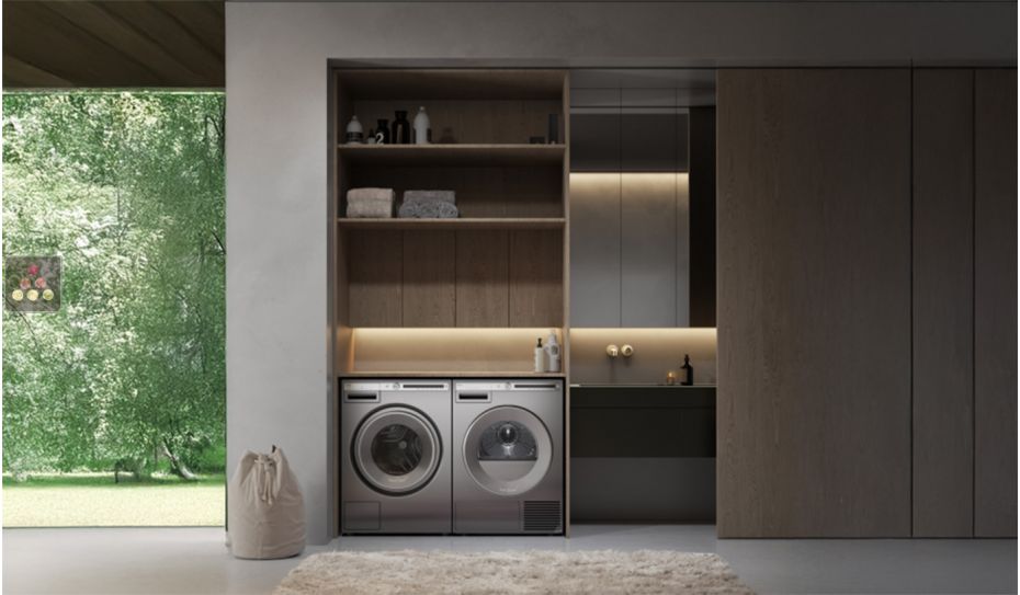 Logic heat pump tumble dryer - 8 Kg - Titanium - Freestanding