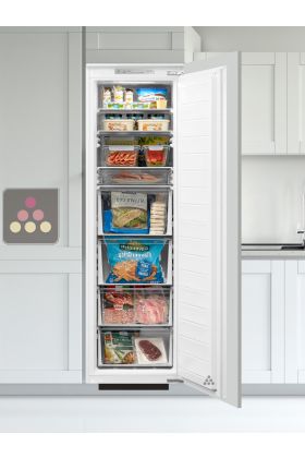 Built-in freezer with customizable front panels - 212L