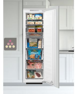 Built-in freezer with customizable front panels - 212L FRIGELUX