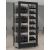 Professional multi-temperature wine display cabinet - 4 glazed sides - Mixed equipment - Interchangeable cladding