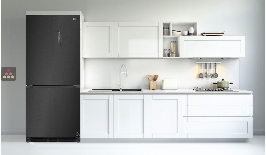 Built-in combined built-in refrigerator and freezer - 466L