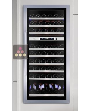 Dual temperature built in wine cabinet for service self-ventilated LE CHAI