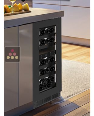 Dual temperature built in wine service cabinet - 72cm Door NESTOR M WINE