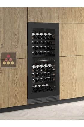 Built-in 2 temperature wine cabinet for service