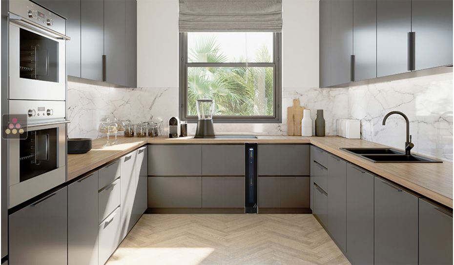 Single temperature built in wine service cabinet - 72cm Door