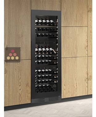 Built-in 3 temperature wine cabinet for service NESTOR M WINE