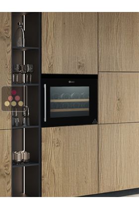 Single temperature built in wine service cabinet