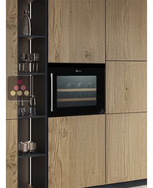 Single temperature built in wine service cabinet HELVETIA