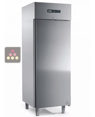 Solid door positive cabinet - 458L AFINOX