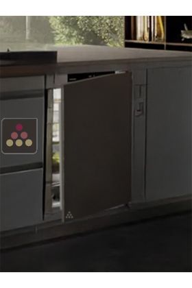 Mini fridge : can be fitted under counter with decorative panel coverable - 134 Litres