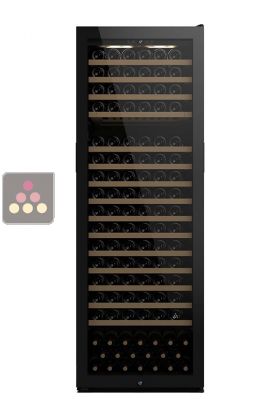Built-in mono-temperature wine cellar for service and storage 