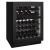 Dual temperature wine service cabinet