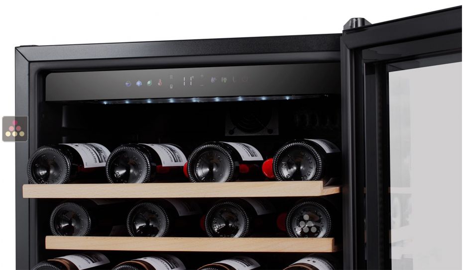 Single temperature wine service cabinet