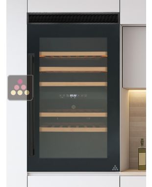 Built-in dual temperature wine cabinet for conservation or/and service HELVETIA