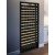 Built-in single temperature wine ageing or service cabinet - Sliding shelves - Full Glass door with left hinges