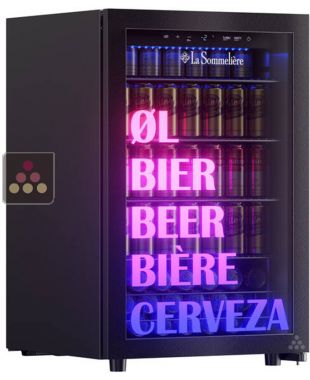 Beer cooler single temperature for serving La SOMMELIERE