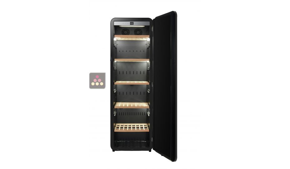 Single-temperature wine cabinet for aging