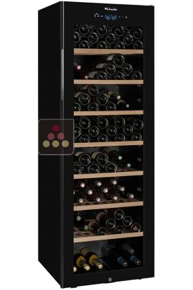 Single-temperature wine cabinet for service or storage