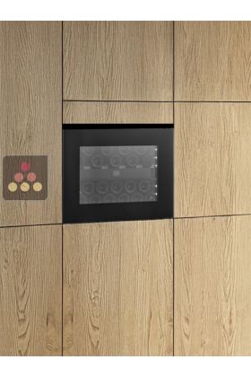 Dual temperature built in wine cabinet for service self-ventilated - Push open door