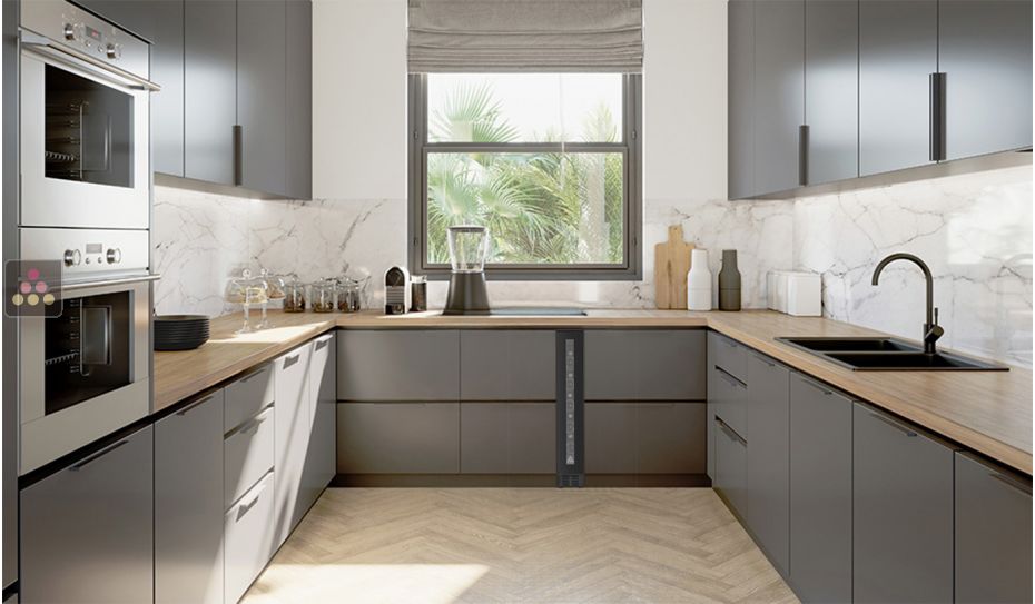 Single temperature built in wine service cabinet - 78cm Door