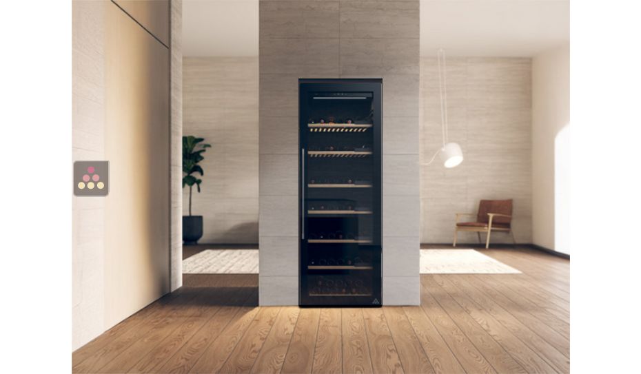 Built-in mono temperature cellar for service and conservation