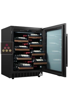 Single temperature wine service or storage cabinet