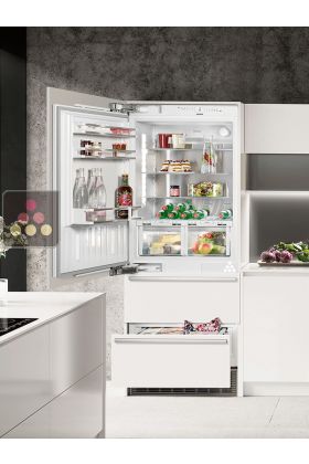 Built-in fridge-freezer combination with BioFresh and NoFrost -Customizable front - 402L