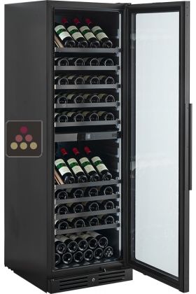 Dual temperature wine cabinet for service