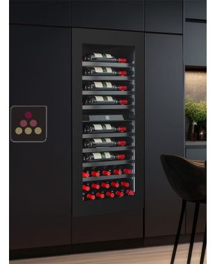 Dual temperature built in self ventilated wine service cabinet - Push/Pull opening NESTOR M WINE